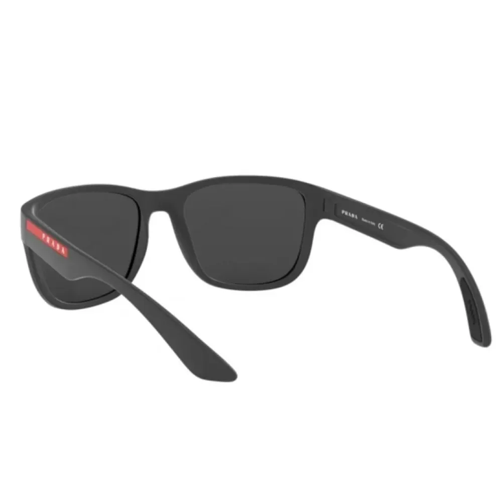 🔥NEW PRADA MEN'S GREY MIRROR BLACK SUNGLASSES